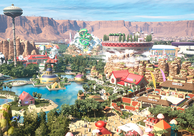 Dragon Ball park offers over 30 rides with five ground-breaking attractions.